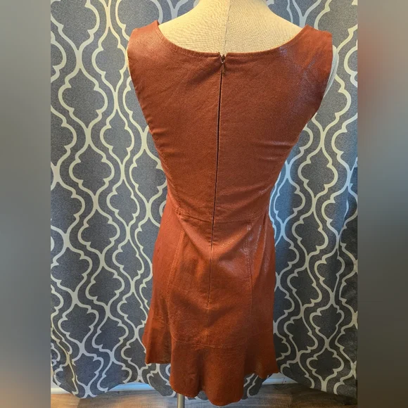 Nanette Lepore sleeveless Leather Dress - Picture 2 of 6